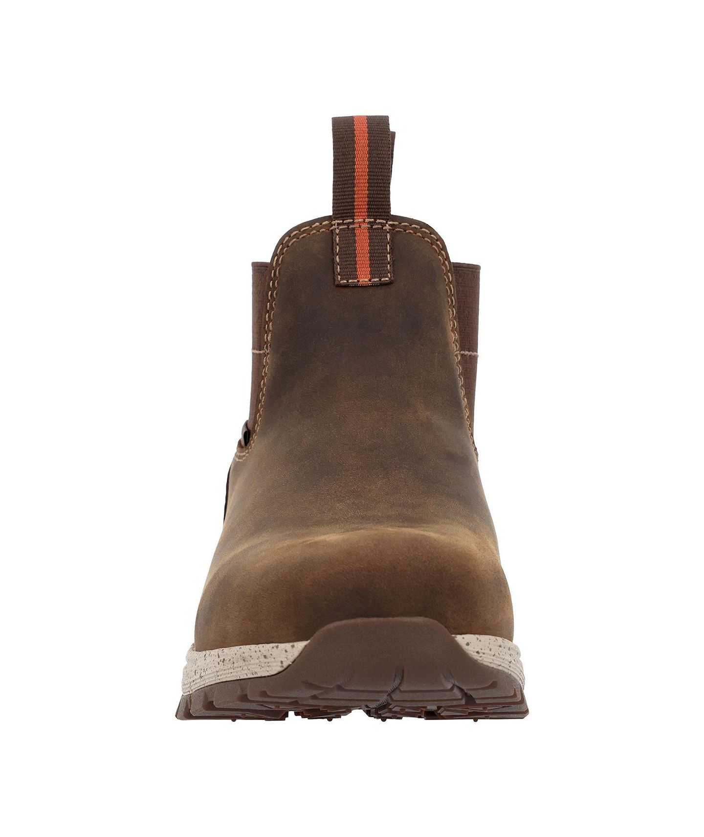 Женские ботинки GEORGIA BOOT Waterproof Alloy Toe Chelsea Work Boot, цвет: Коричневый — фото 5