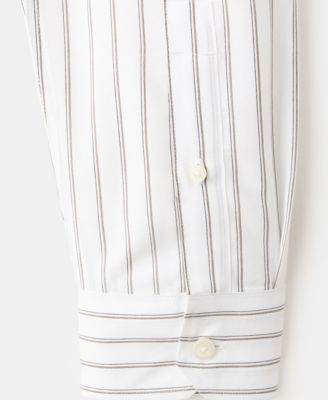 Men's Lyocell Striped Regular-Fit Shirt