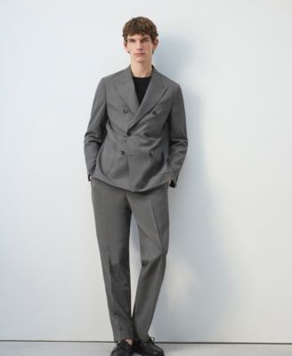 Men's Ricardo Regular Fit Double-Breasted Suit Jacket