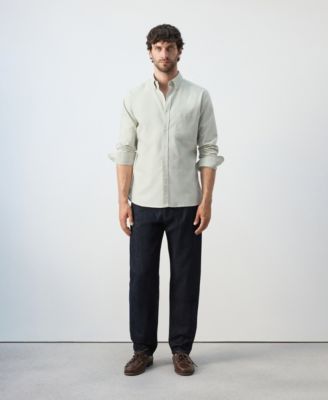 Men's Cotton Regular-Fit Oxford Shirt