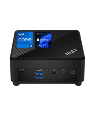Cubi 5 Mini Desktop Intel Core i7 32GB RAM Intel Iris Xe Graphics 1TB SSD Storage Windows 11 Pro - Black