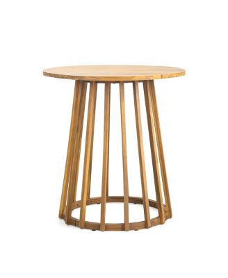 Outdoor Round Top Acacia Wood Dining Table,Round Bistro Table
