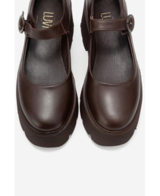 Women s Orina Leather Platform Mary Jane Shoe
