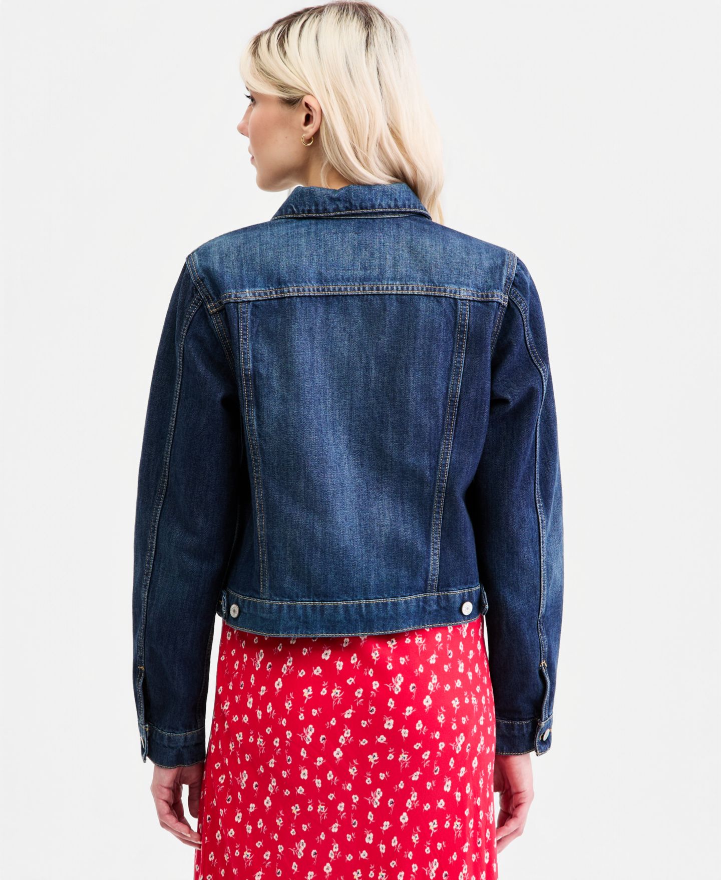 Женская куртка Lucky Brand Cotton Denim Trucker, цвет: Presidio — фото 4