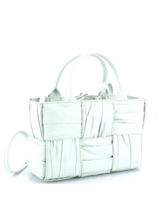 Mini Arco Tote Maxi Intrecciato Plisse Leather