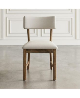 Beck Contemporary Upholstered Split Back Dining Chair (Set of 2)