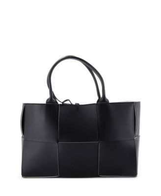 Medium Arco Tote Maxi Intrecciato Leather