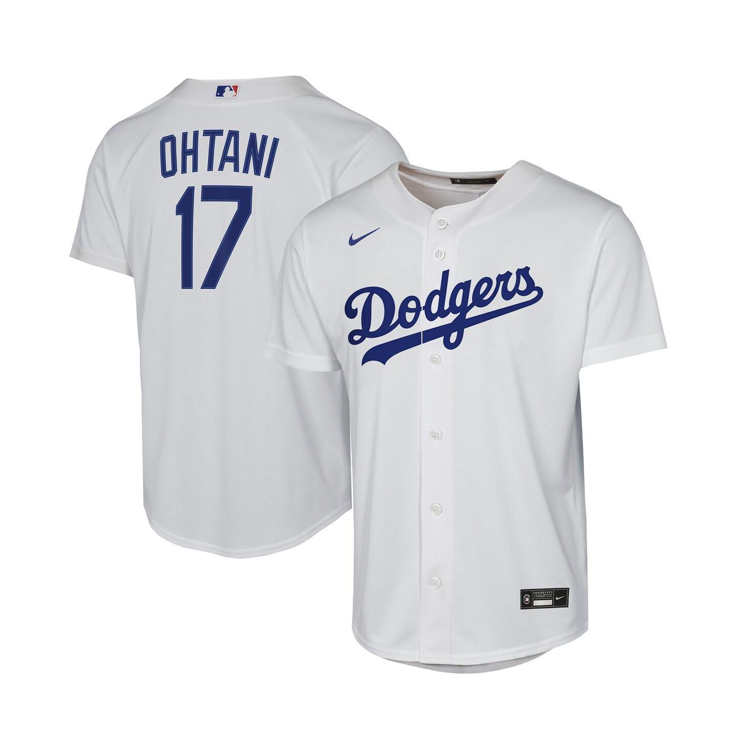 Детское джерси Nike Shohei Ohtani Los Angeles Dodgers Home Replica Player, White — фото 1