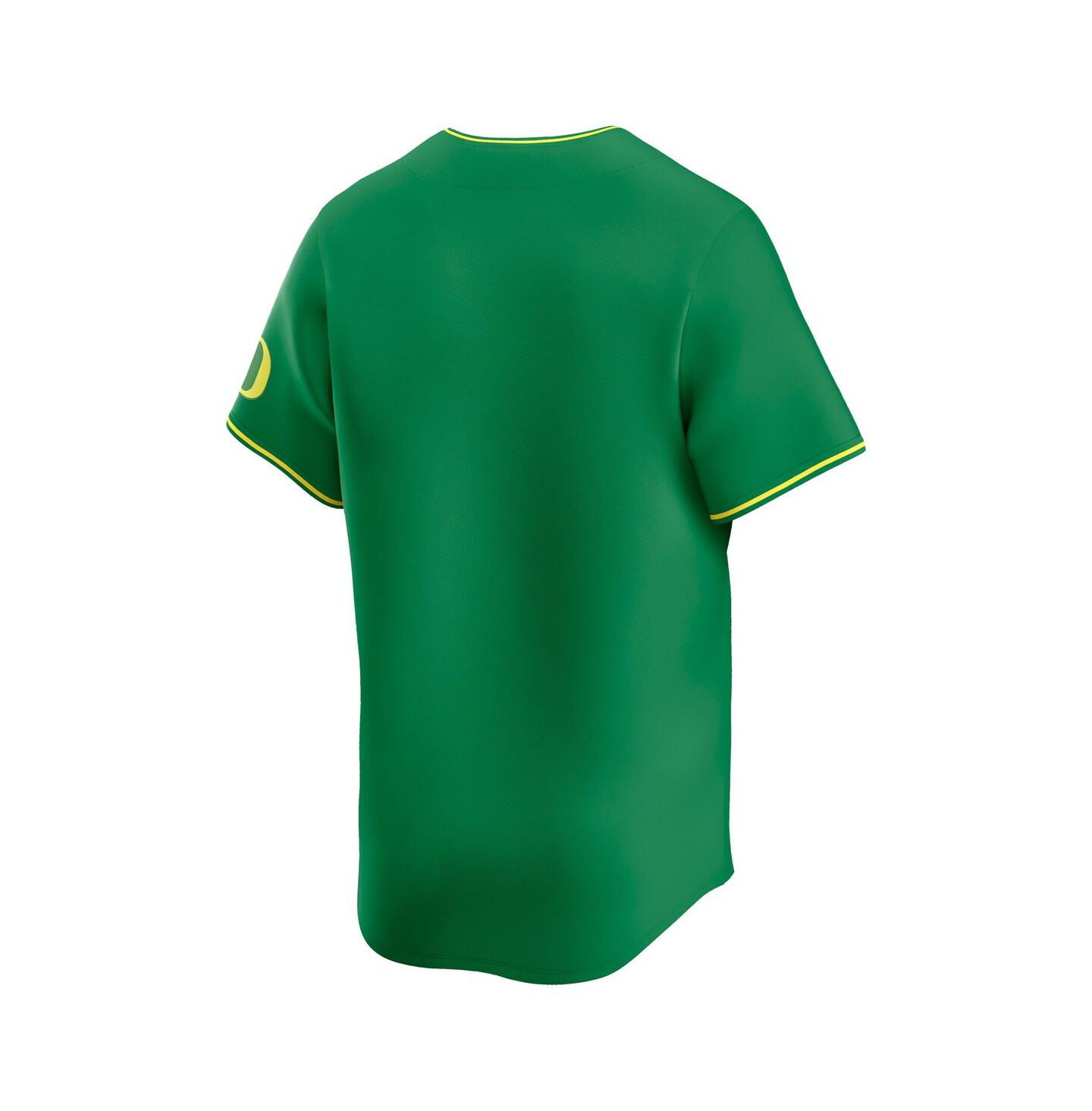 Мужской топ Nike Green Oregon Ducks Baseball Limited Jersey — фото 2