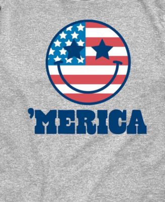 Boys' 8-20 Merica Smile Face Short-Sleeve Graphic T-Shirt