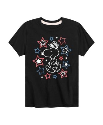 Boys' Toddler 2T-5T Snoopy Stars Short-Sleeve Graphic T-Shirt
