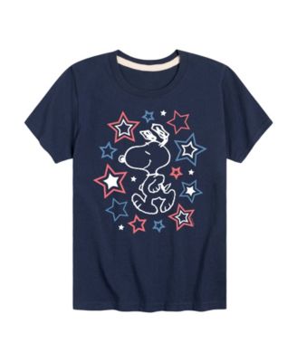 Peanuts Boys Toddler 2T-5T Snoopy Stars Short-Sleeve Graphic T-Shirt - Navy 25$