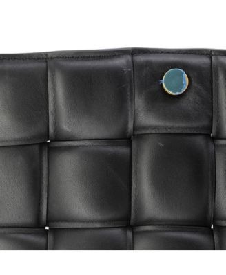 Cassette Chain Crossbody Bag Padded Maxi Intrecciato Leather