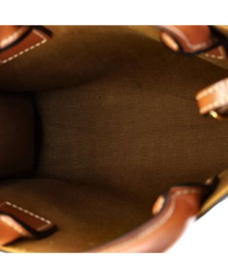 Mini Vertical Cabas Tote Triomphe Coated Canvas