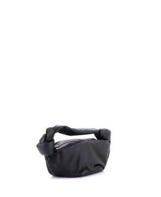 Mini Double Knot Hobo Leather