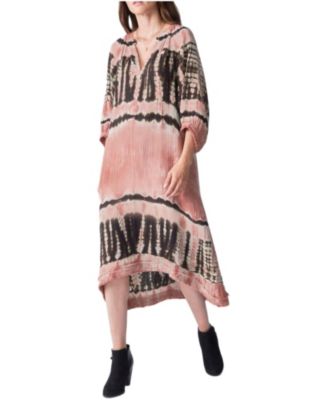 Women's Ocean+Main Tie Dye Gauze Dress with Pockets