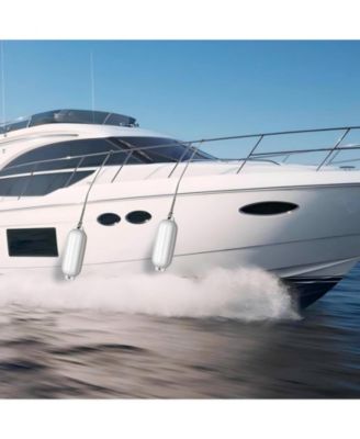 4 Ribbed Marine 8.5" x 27"  Boat Fender Vinyl Bumper