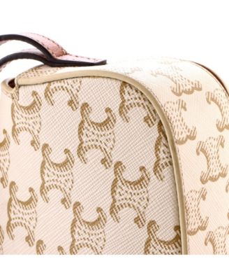 Tabou Clutch with Strap Triomphe Coated Canvas