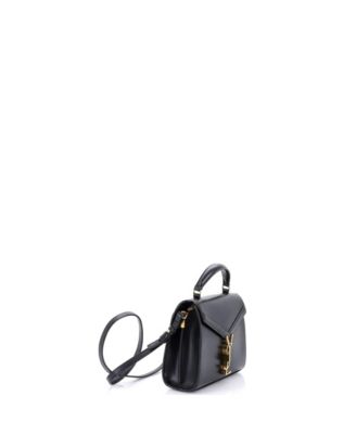 Mini Cassandra Top Handle Bag Leather