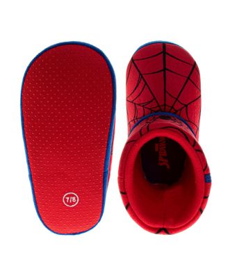 Toddler Spiderman Kids' Slippers Cozy, Plush, and Fun House Footwear