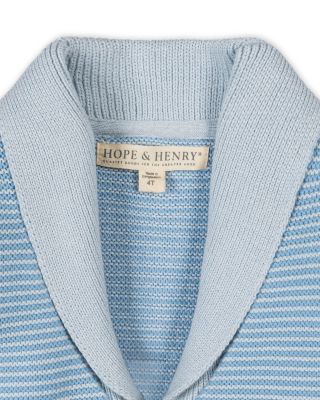 Big Boys Hope and Henry Organic Shawl Collar Cardigan Sweater
