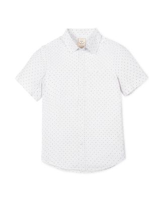 Men's Hope and Henry Organic Short Sleeve Seersucker Shirt