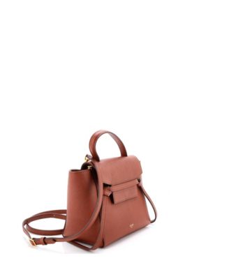 Nano Belt Bag Textured Leather