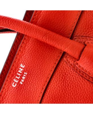 Micro Luggage Bag Grainy Leather