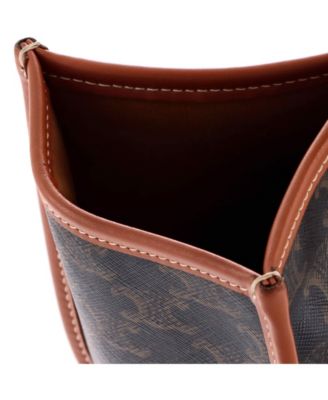 Mini Horizontal Cabas Tote Triomphe Coated Canvas