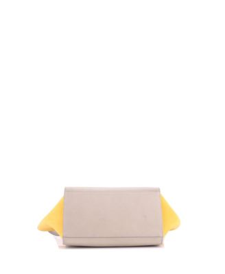 Small Trapeze Bag Leather with Patent