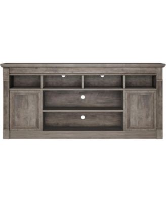 68" Farmhouse TV Stand for TVs up to 75", Entertainment Center, Open Storage Cabinets, Media Console