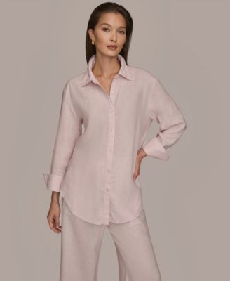 Women's Button-Down Linen Shirt