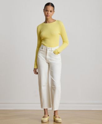 Women's High-Rise Ankle-Length Jeans