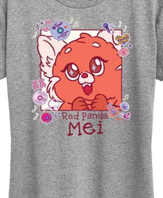 Plus Size Turning Red Mei Red Panda Graphic T-Shirt
