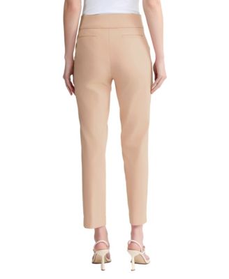 Women's Straight-Leg Pull-On Ankle Pants