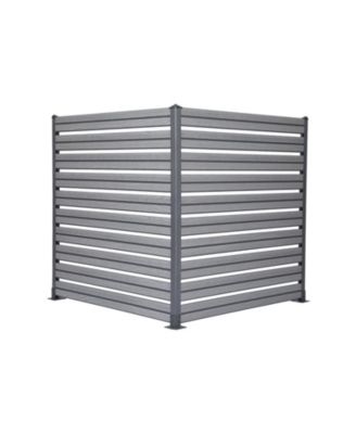 Patio Privacy Screen 49''W x 50''H Air Conditioner Fence, 2 Panels Trash Can and Pool Equipment Enclosure, Decorative AC Unit Fence for Garden