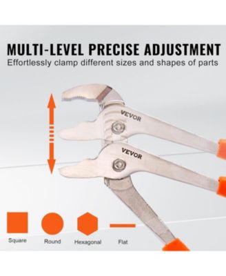 8-Piece Pliers Set, High Carbon Steel - 12", "10", "8" Groove and Linesman's Pliers and Adjustable Wrench and Tool Bag