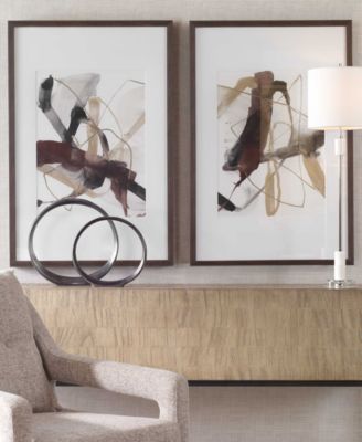 Interjection Abstract Prints, Set of 2