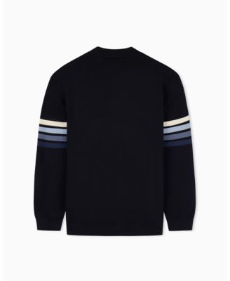 Men's 4 Stripes Cotton Sweater