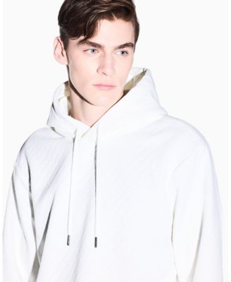 Men's Jacquard Allover Print Logo Hoodie