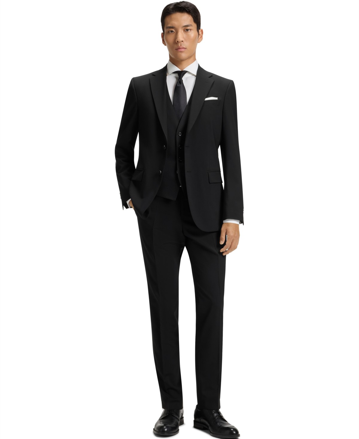 Мужские Hugo Boss BOSS Men's Single-Breasted Waistcoat — фото 3