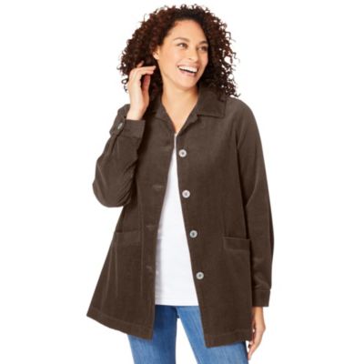 Women's Within Pleat-Back Corduroy Jacket