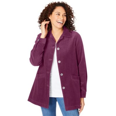Women's Within Pleat-Back Corduroy Jacket