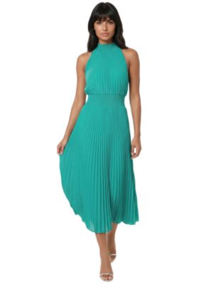 Women's Sleeveless Pleated Dress