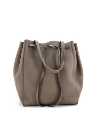 Medium Phantom Tie Cabas Tote Leather