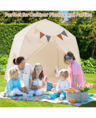 Kids Play Tent Bed Tent with String Lights Extra Large Playhouse