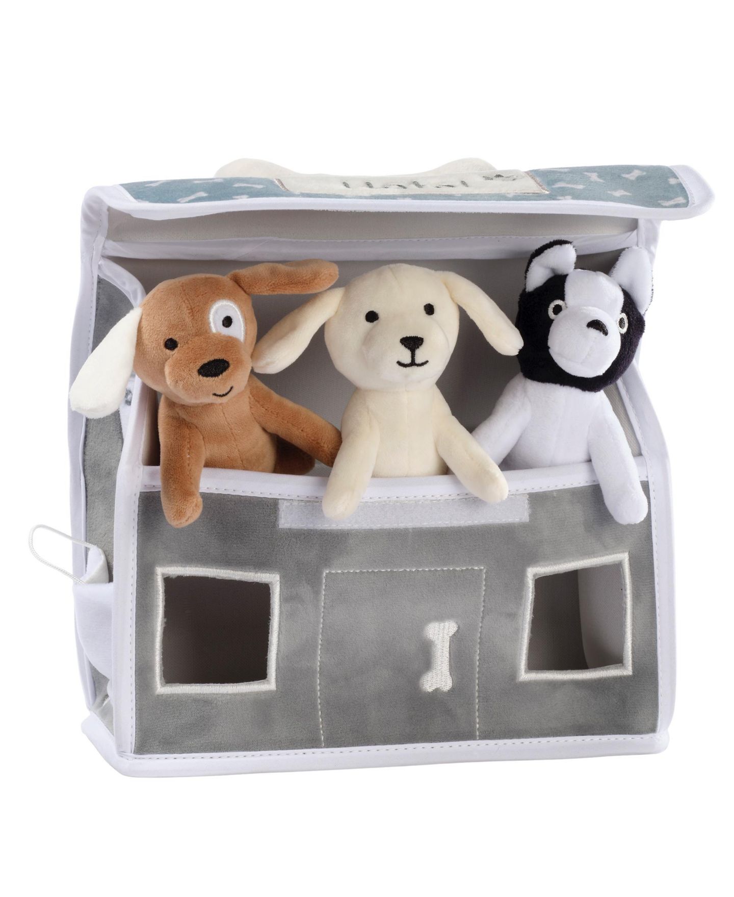 Детский игровой набор Lambs & Ivy Pet Hotel Interactive Plush 3-Piece Playset, Ages 0+, цвет: Зелёный — фото 5