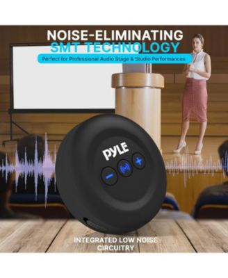 Wireless Transmitter and Receiver Set with Microphone Voice-Over (PDWMU20) - Plug and Play