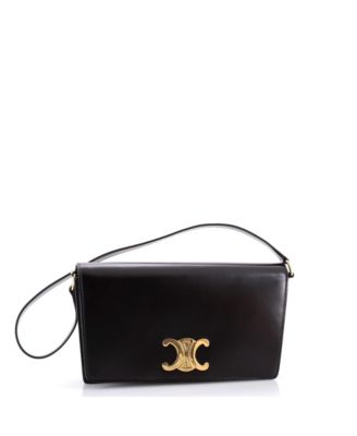 Trapeze Triomphe Shoulder Bag Smooth Calfskin