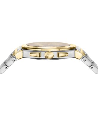 Men's Two-Tone Stainless Steel Bracelet Watch, 40mm